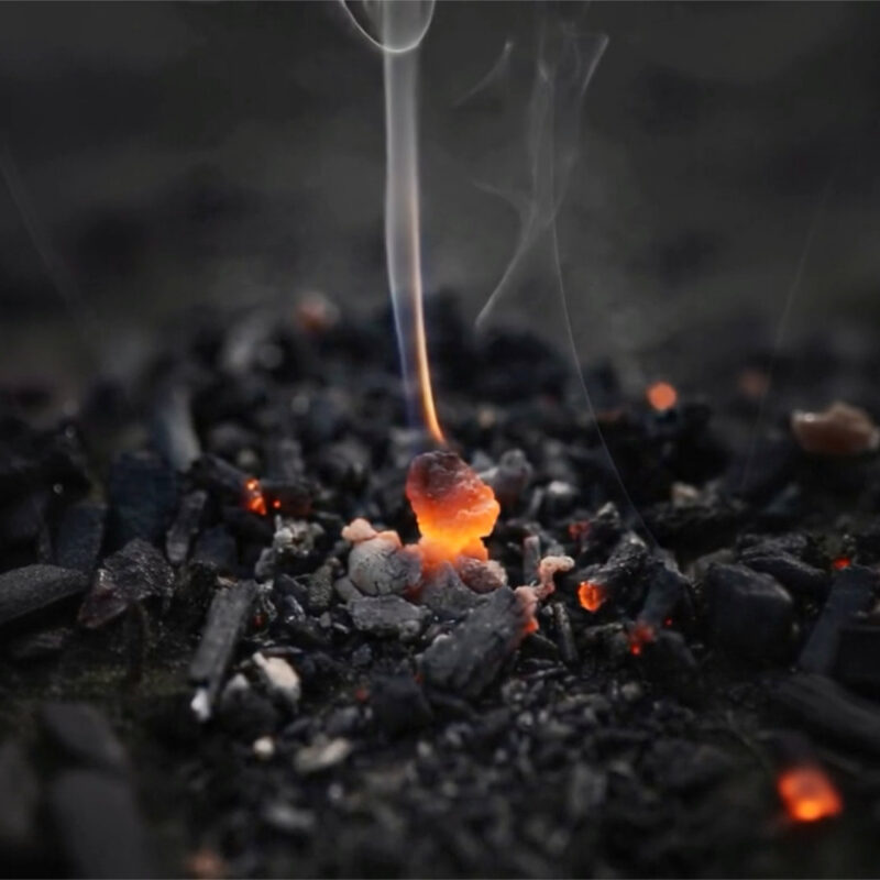 A bright coal burns brightly among the smouldering ash. From the Mossbeard song - Envy the dead.